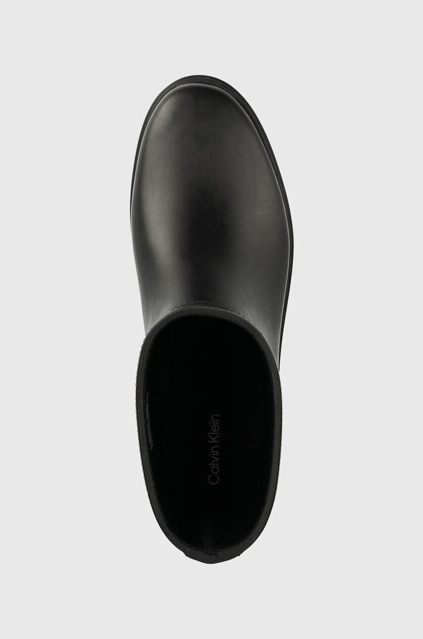 Calvin Klein Gumáky Rain Boot dámske čierna farba - Pepit.sk