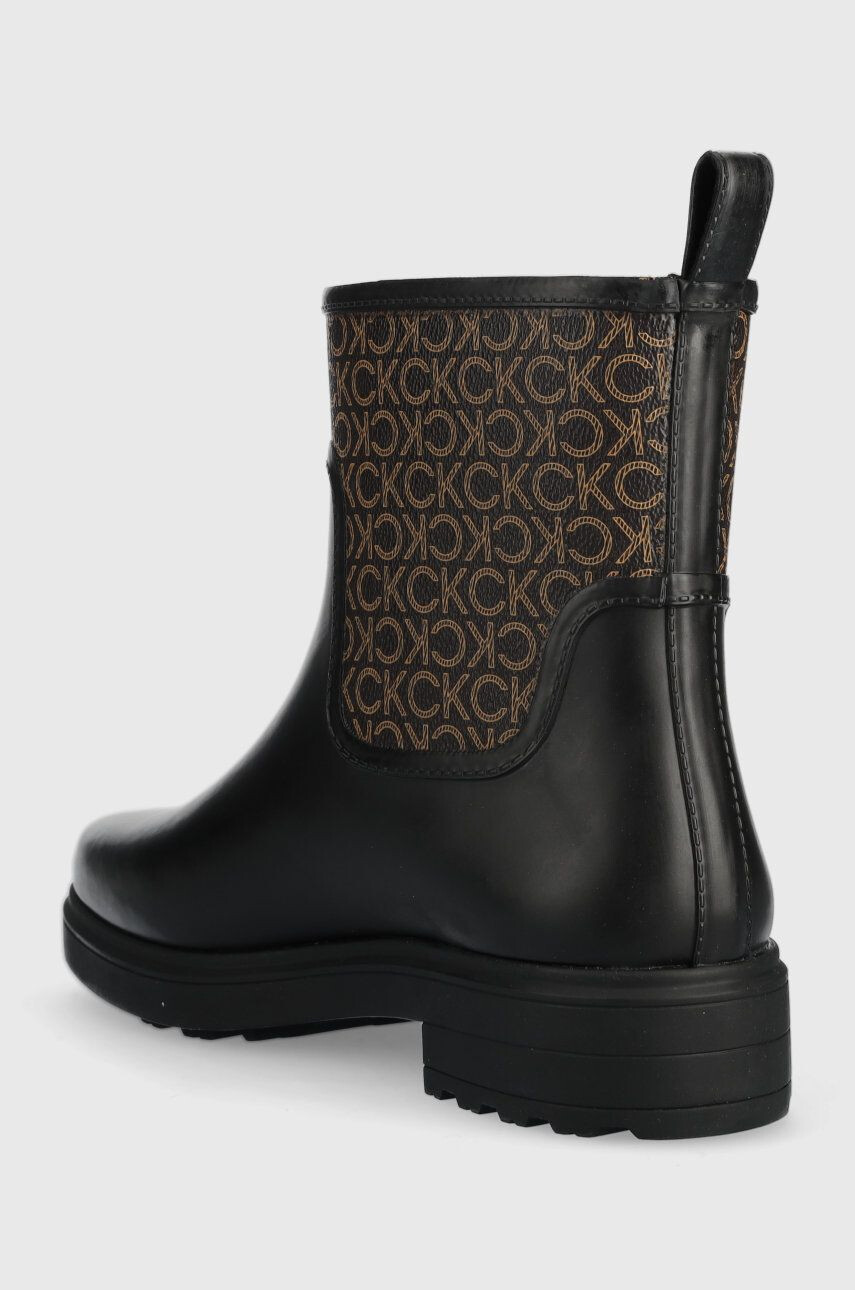 Calvin Klein Gumáky Rain Boot dámske čierna farba - Pepit.sk