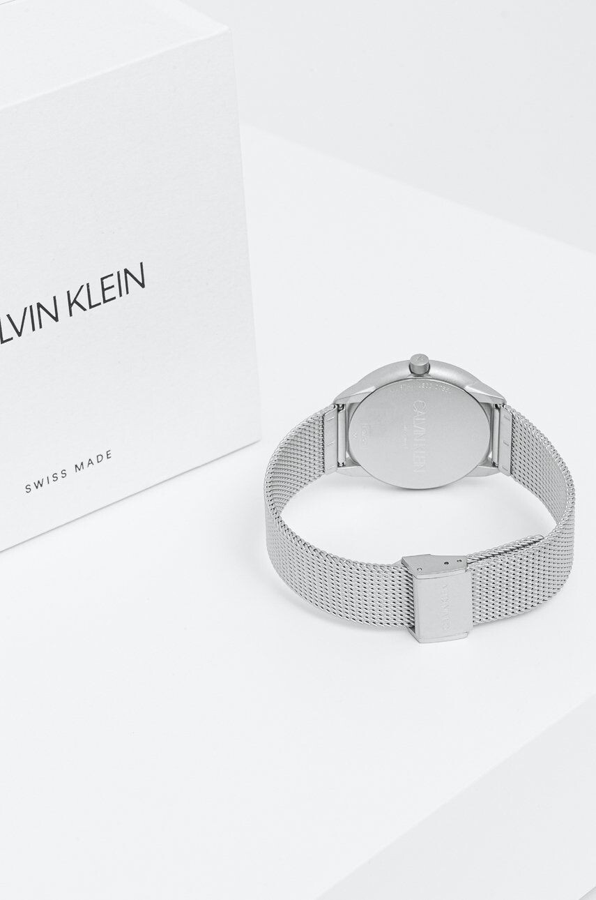 Calvin Klein Hodinky dámske šedá farba - Pepit.sk