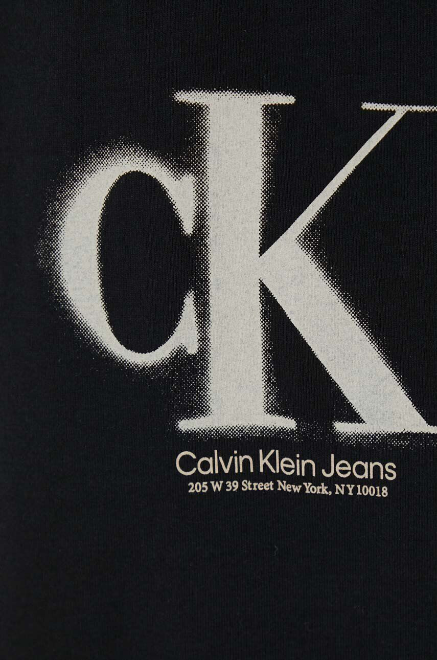 Calvin Klein Jeans Bavlnené šaty béžová farba mini oversize - Pepit.sk