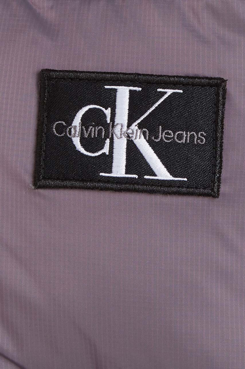 Calvin Klein Jeans Detská bunda čierna farba - Pepit.sk