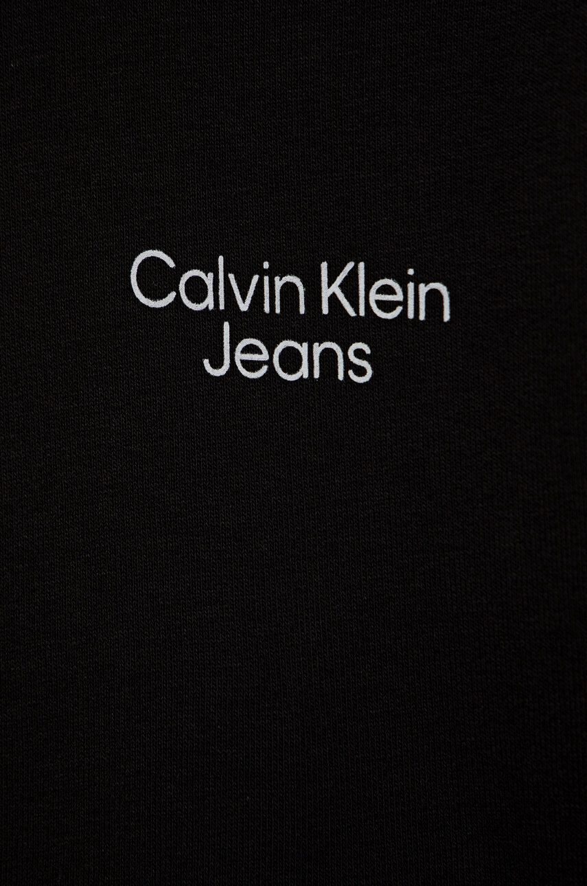 Calvin Klein Jeans Detská tepláková súprava čierna farba - Pepit.sk