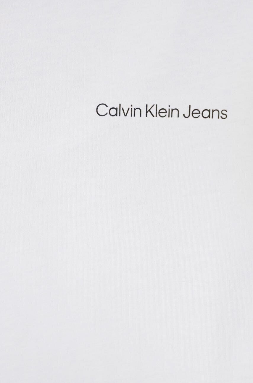 Calvin Klein Jeans Detské bavlnené tričko čierna farba - Pepit.sk