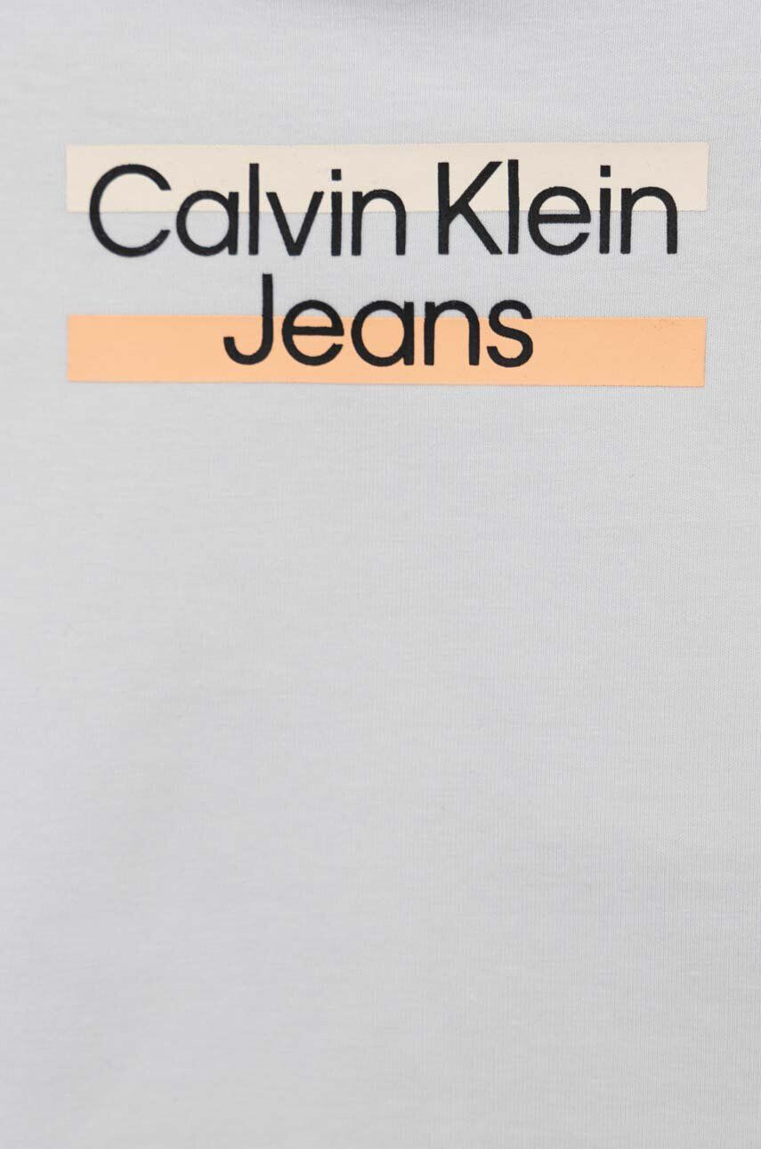 Calvin Klein Jeans Detské tričko čierna farba - Pepit.sk