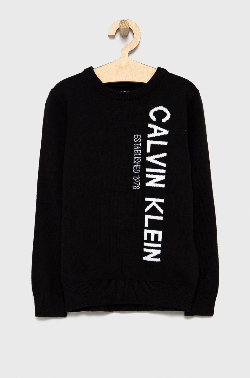 Calvin Klein Jeans Detský bavlnený sveter - Pepit.sk