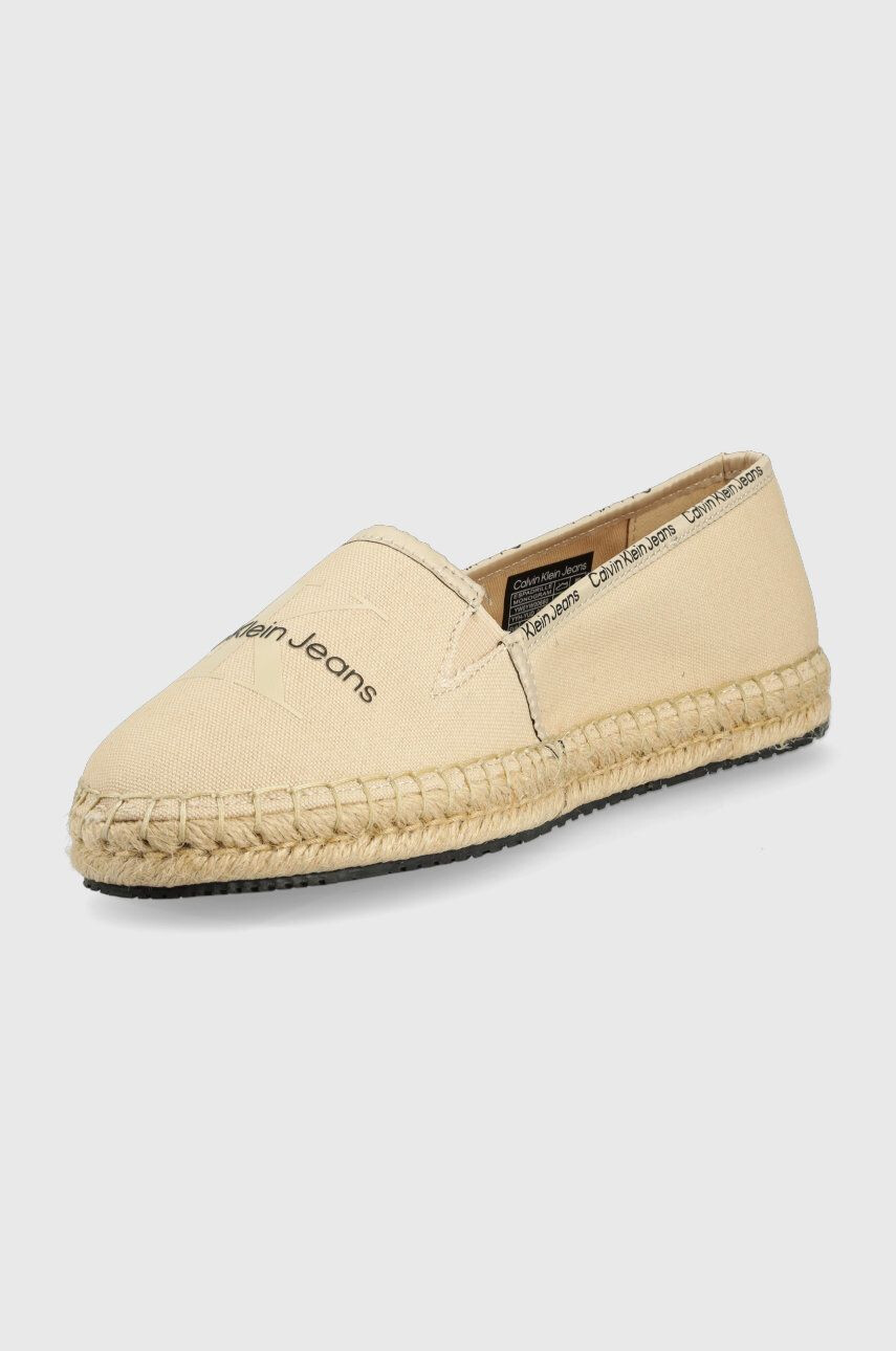 Calvin Klein Jeans Espadrilky Esparille Monogram - Pepit.sk