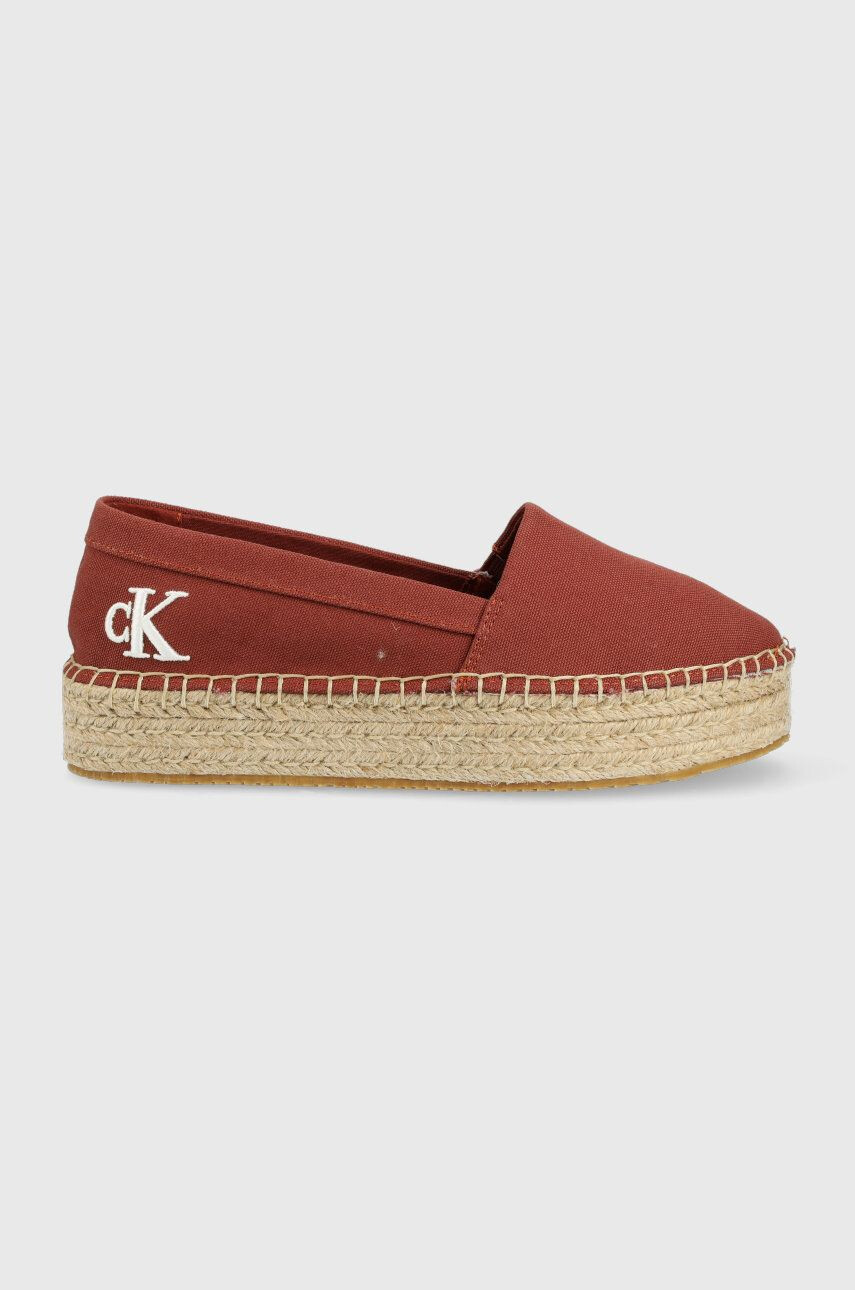 Calvin Klein Jeans Espadrilky Flatform Espadrille - Pepit.sk