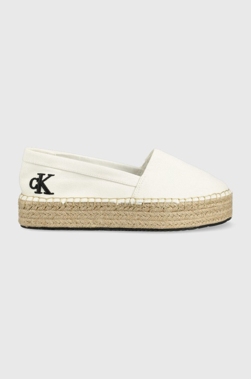 Calvin Klein Jeans Espadrilky Flatform Espadrille - Pepit.sk