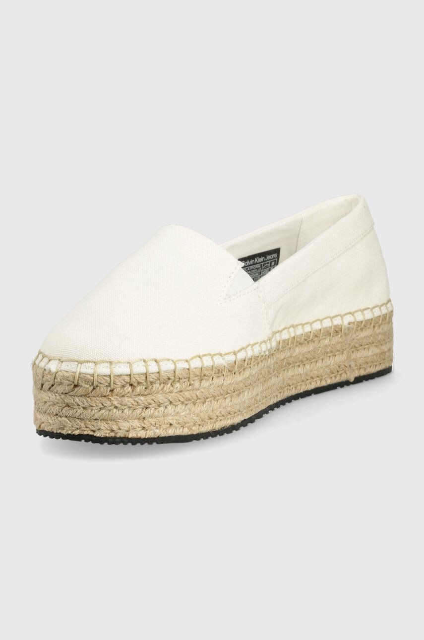 Calvin Klein Jeans Espadrilky Flatform Espadrille - Pepit.sk