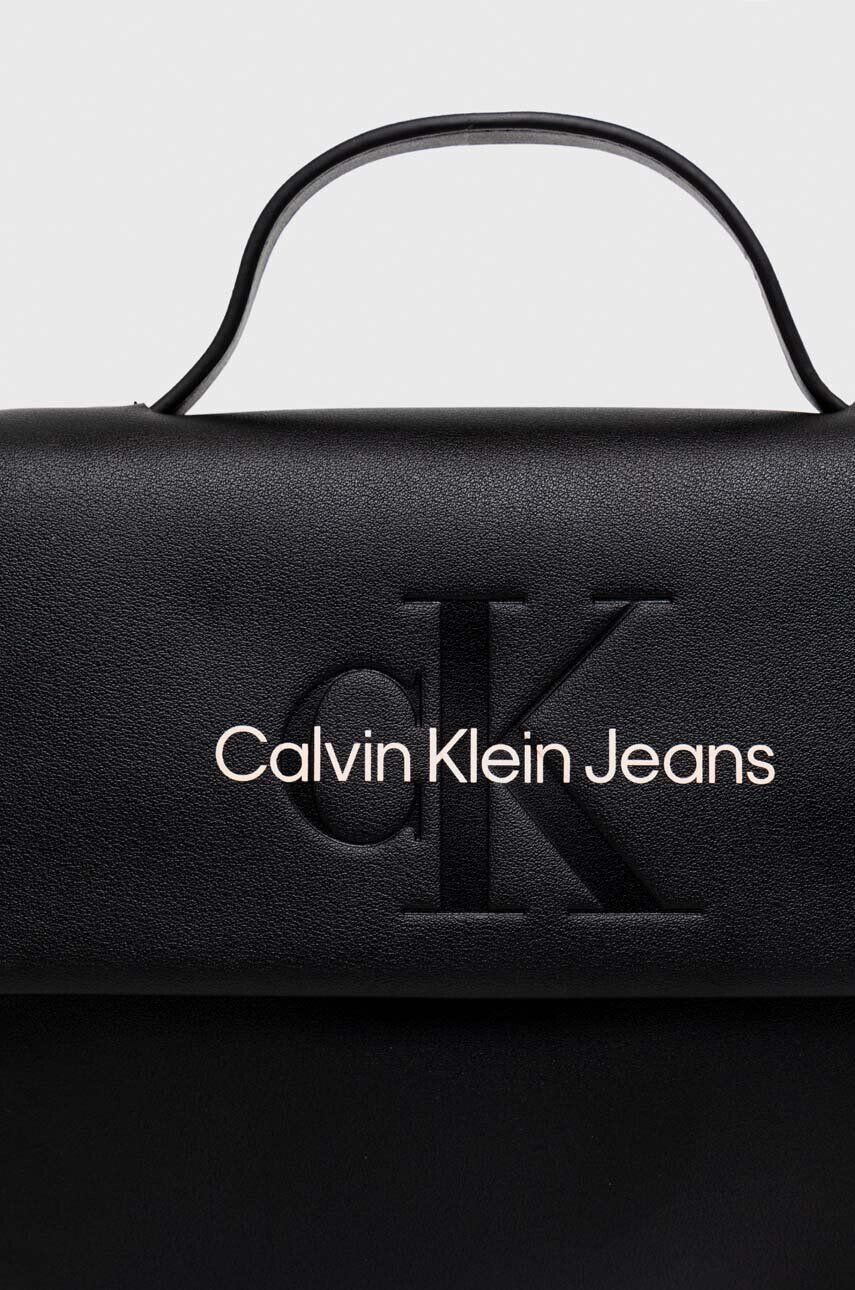 Calvin Klein Jeans Kabelka čierna farba - Pepit.sk