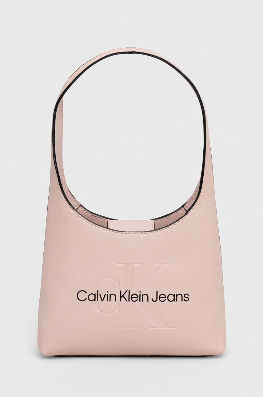 Calvin Klein Jeans Kabelka ružová farba - Pepit.sk