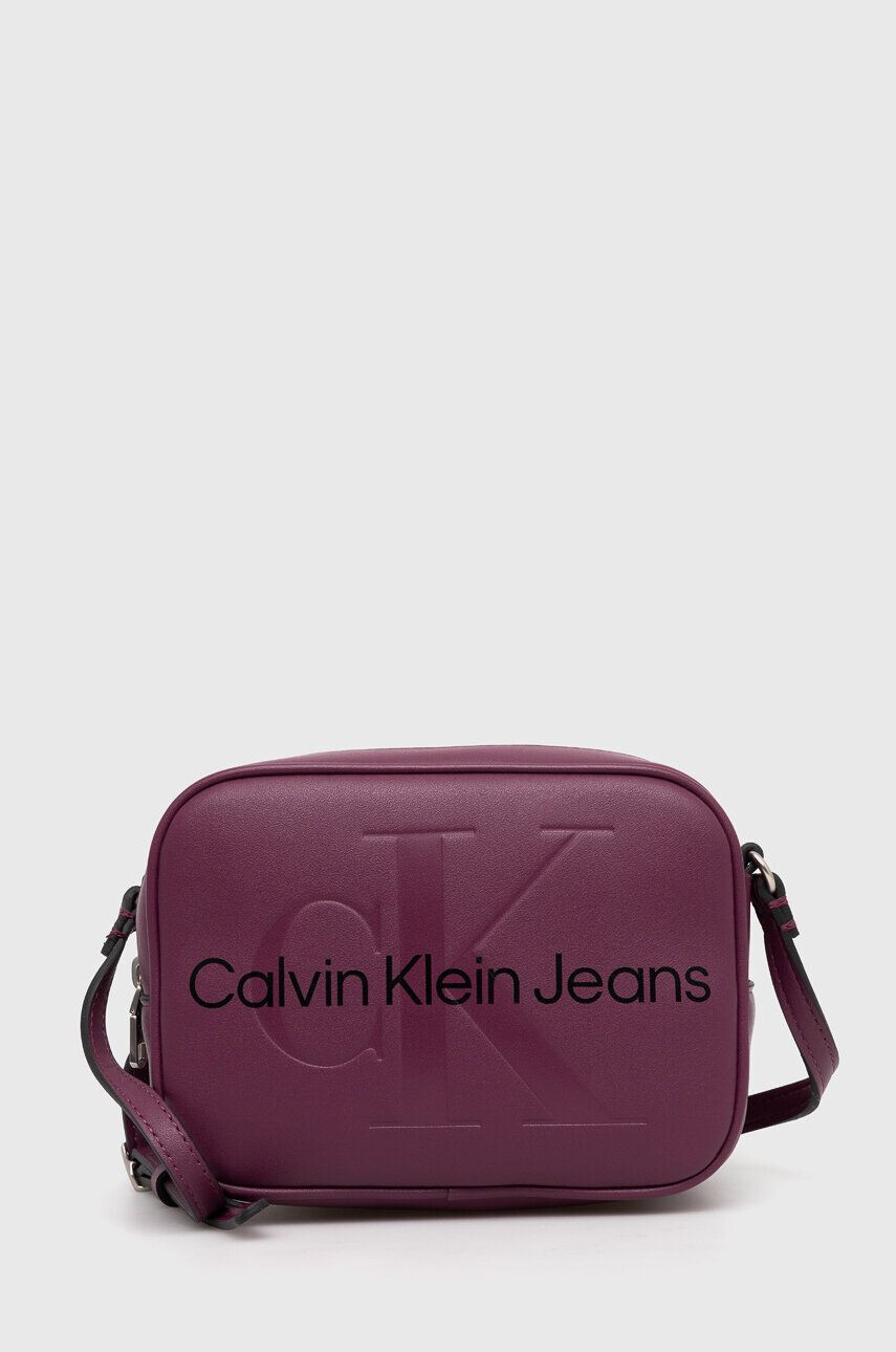 Calvin Klein Jeans Kabelka čierna farba - Pepit.sk