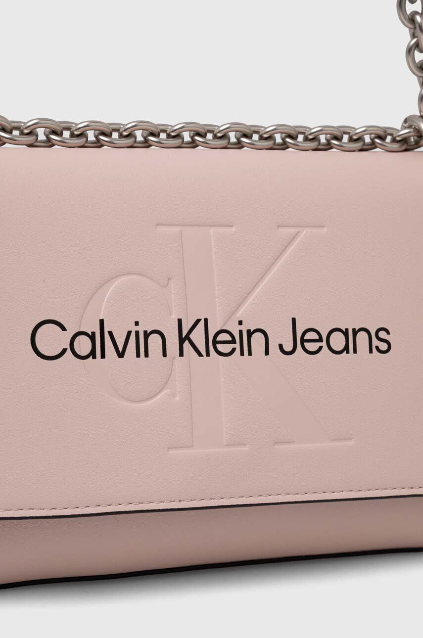 Calvin Klein Jeans Kabelka ružová farba - Pepit.sk