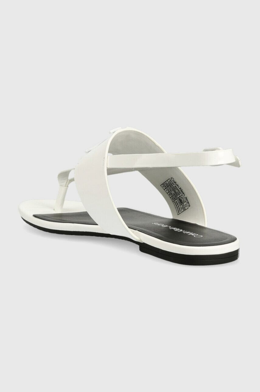 Calvin Klein Jeans Kožené sandále FLAT SANDAL HW - Pepit.sk