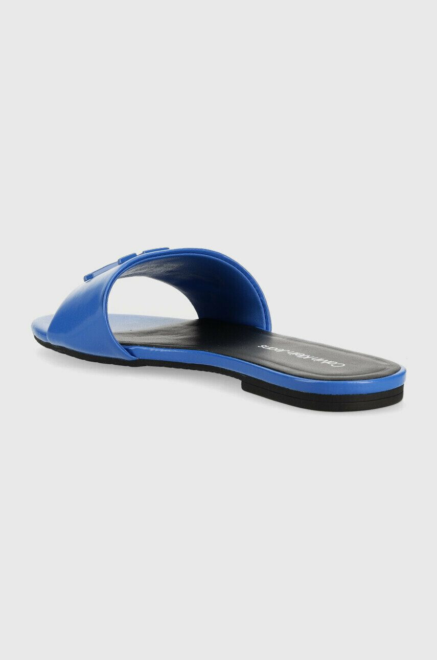 Calvin Klein Jeans Kožené šľapky FLAT SANDAL STRAP HW dámske YW0YW00952 - Pepit.sk