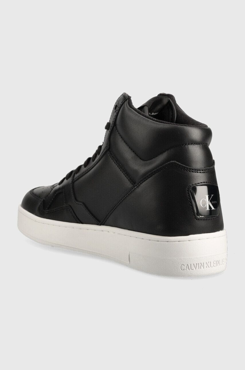 Calvin Klein Jeans Kožené tenisky Basket Cups Laceup High - Pepit.sk