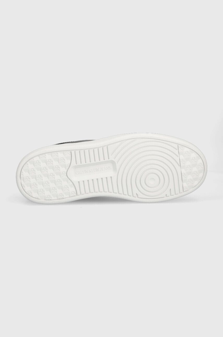 Calvin Klein Jeans Kožené tenisky BASKET CUPSOLE LACEU biela farba YM0YM00824 - Pepit.sk