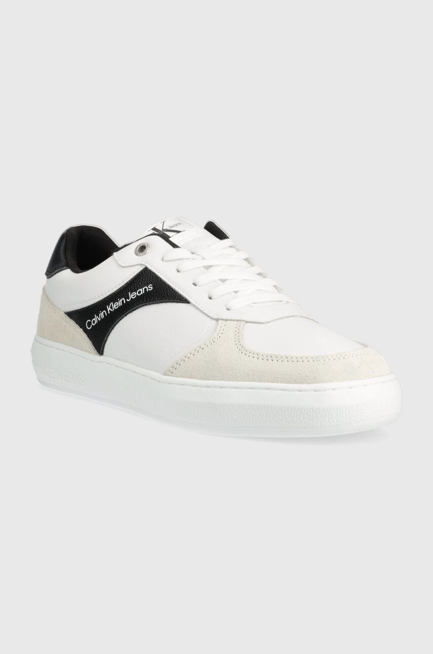 Calvin Klein Jeans Kožené tenisky Casual Cupsole Laceup Low - Pepit.sk