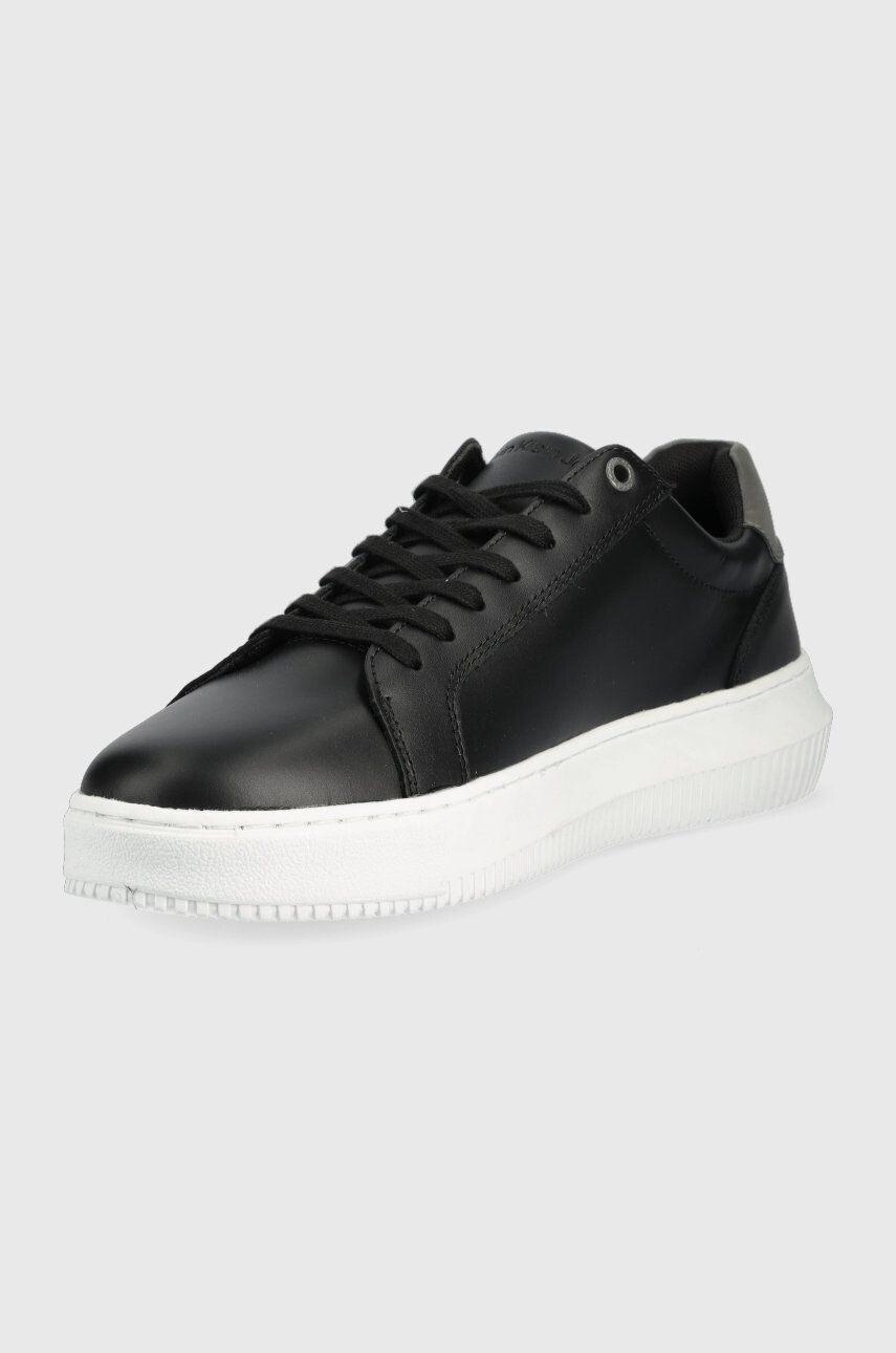 Calvin Klein Jeans Kožené tenisky Chunky Cupsole Laceup Low - Pepit.sk