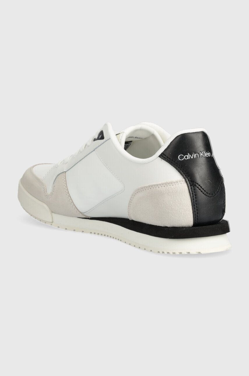 Calvin Klein Jeans Kožené tenisky LOW PROFILE RUNNER M biela farba YM0YM00695 - Pepit.sk