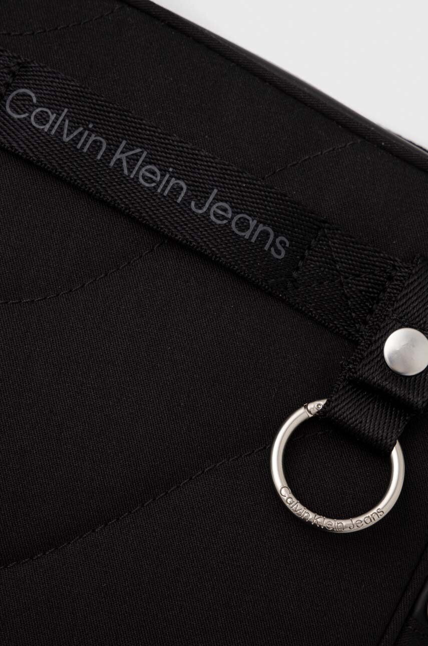 Calvin Klein Jeans Malá taška pánska čierna farba - Pepit.sk