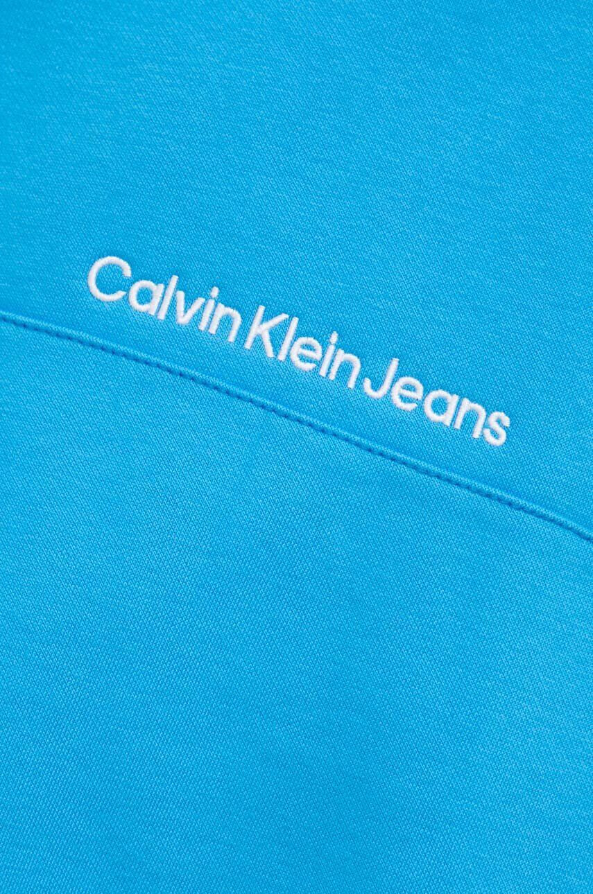 Calvin Klein Jeans Mikina dámska s kapucňou jednofarebná - Pepit.sk