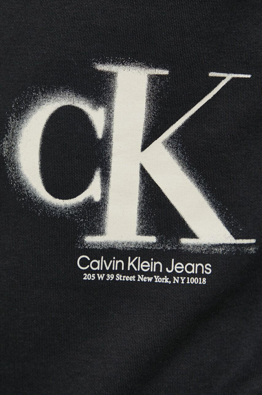 Calvin Klein Jeans Mikina dámska ružová farba s kapucňou s nášivkou - Pepit.sk