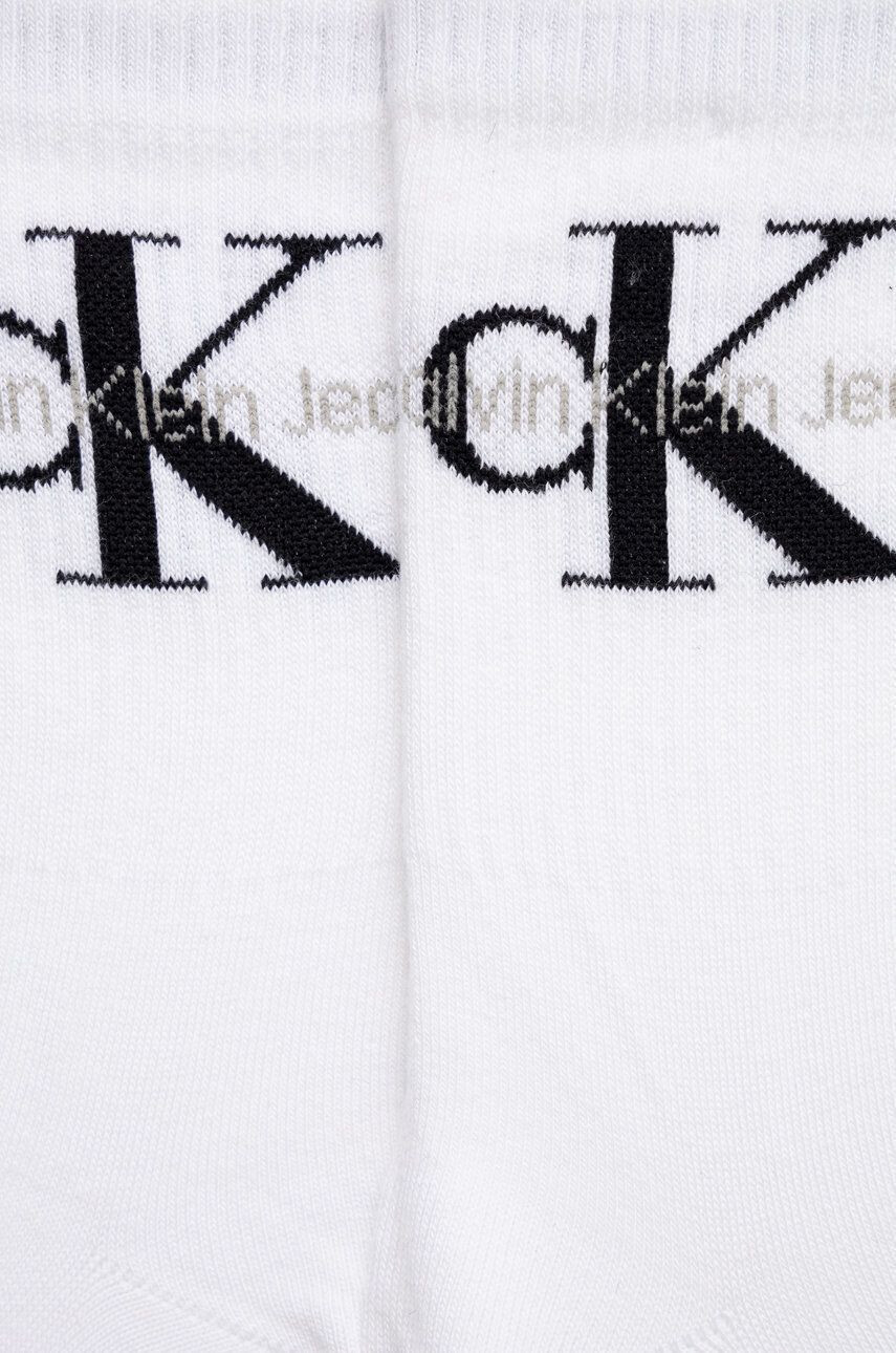 Calvin Klein Jeans Ponožky dámske biela farba - Pepit.sk