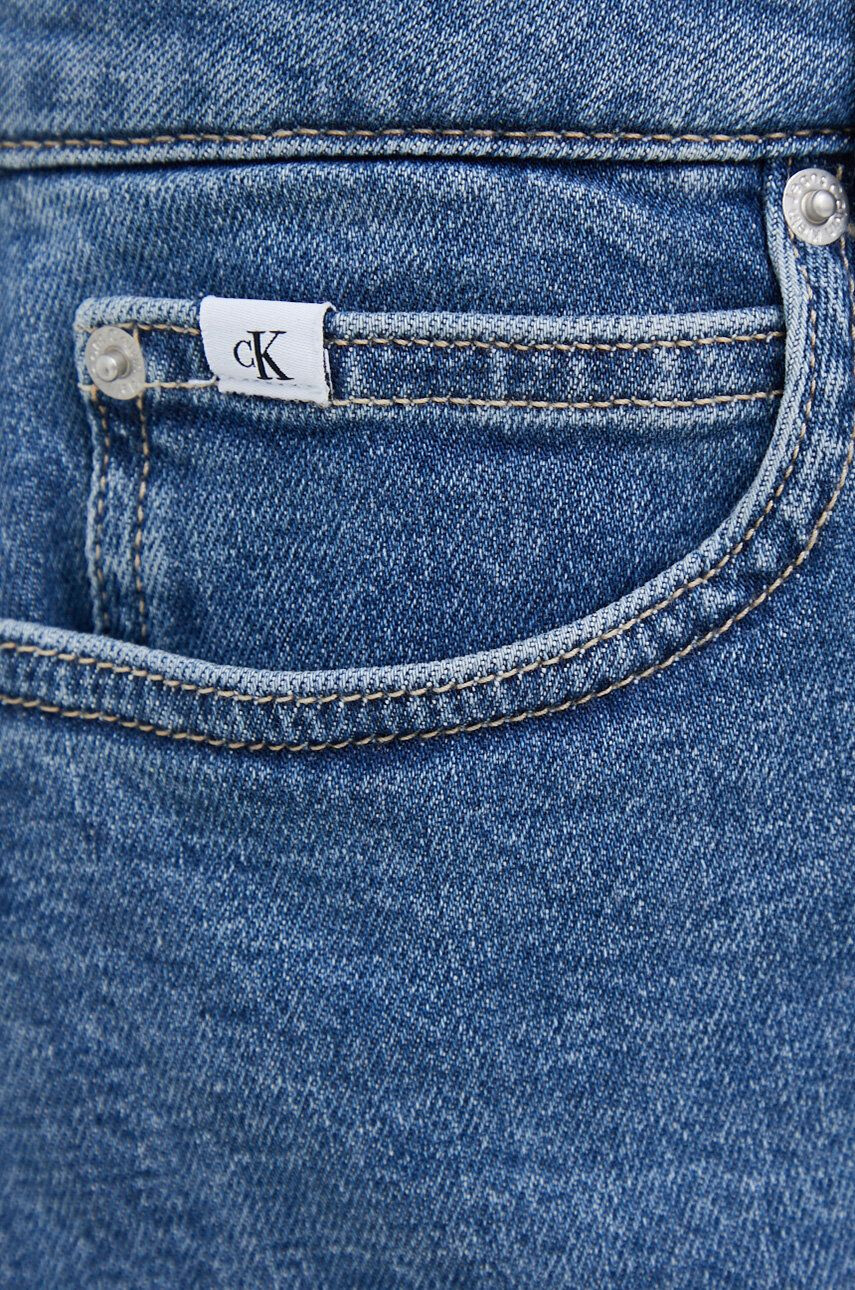 Calvin Klein Jeans Rifľová sukňa mini rovný strih - Pepit.sk