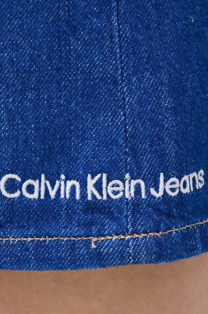 Calvin Klein Jeans Rifľová sukňa mini rovný strih - Pepit.sk