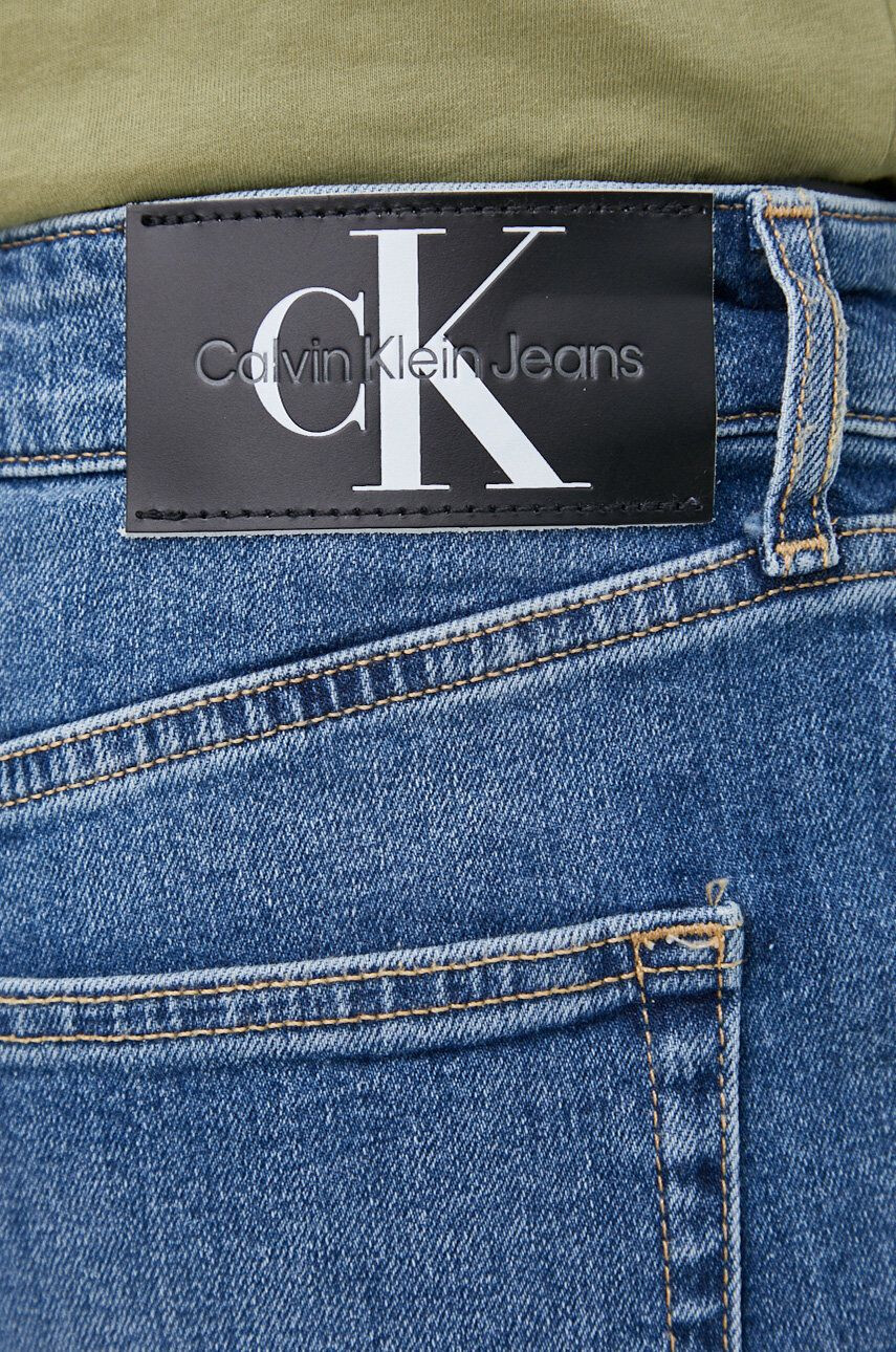 Calvin Klein Jeans Rifľové krátke nohavice - Pepit.sk