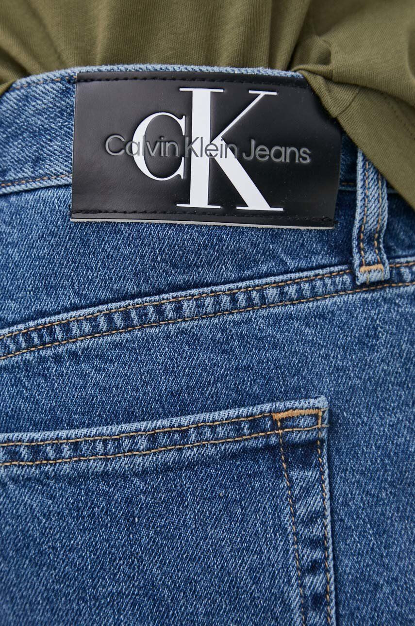 Calvin Klein Jeans Rifľové krátke nohavice - Pepit.sk