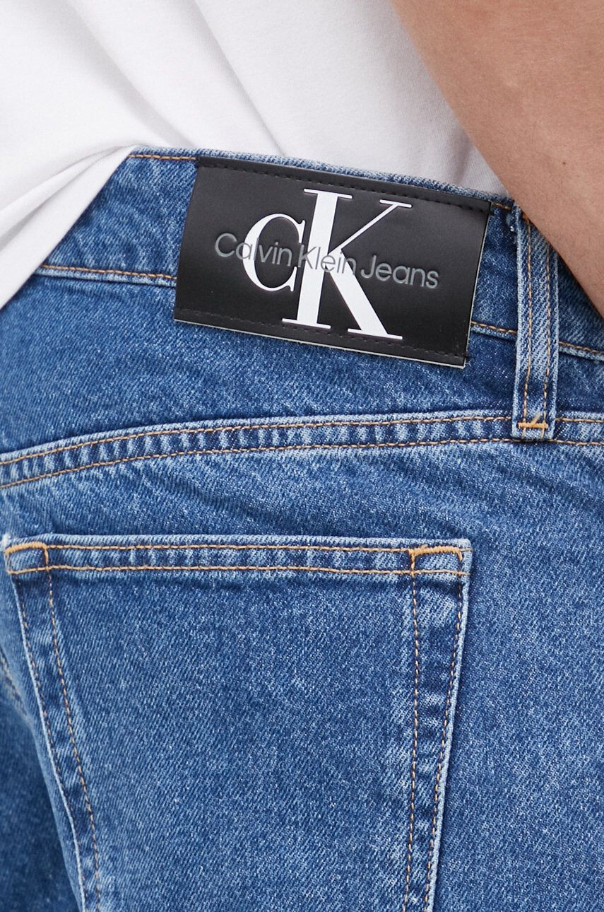 Calvin Klein Jeans Rifľové krátke nohavice - Pepit.sk