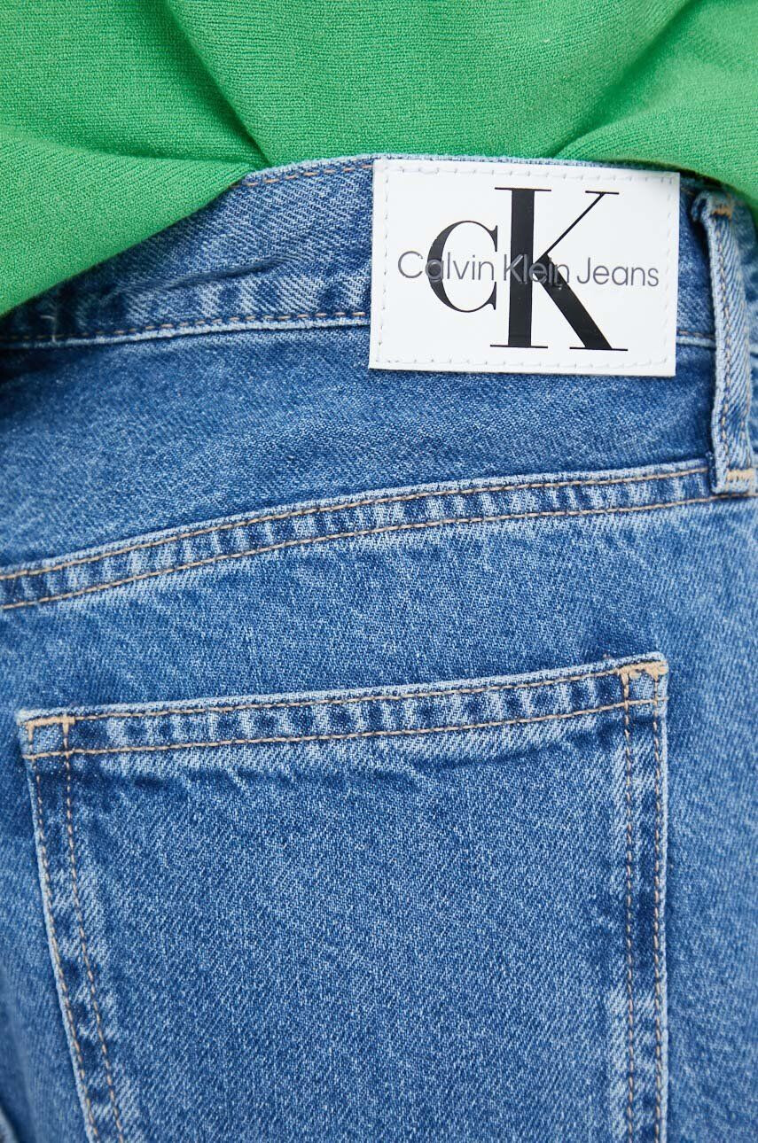 Calvin Klein Jeans Rifľové krátke nohavice - Pepit.sk