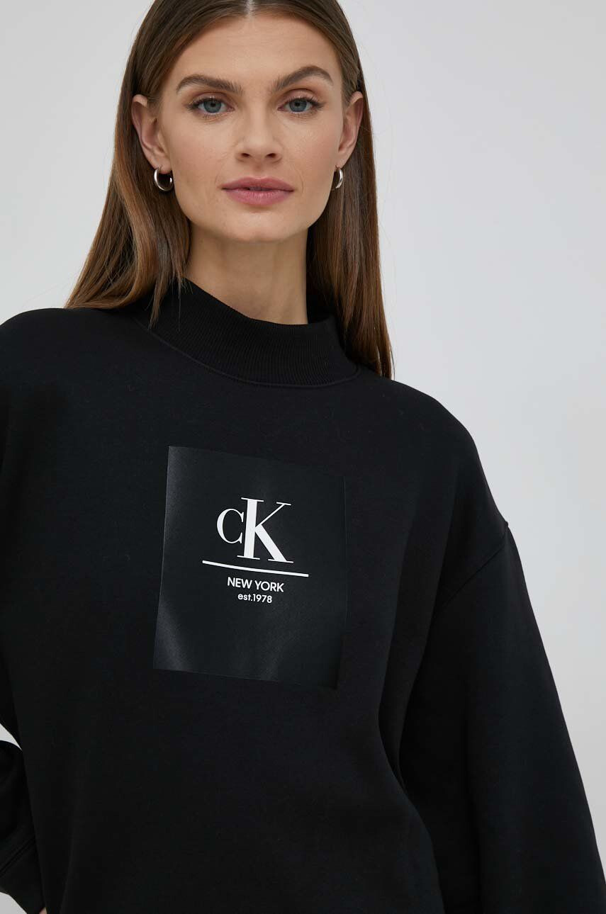 Calvin Klein Jeans Šaty čierna farba mini oversize - Pepit.sk