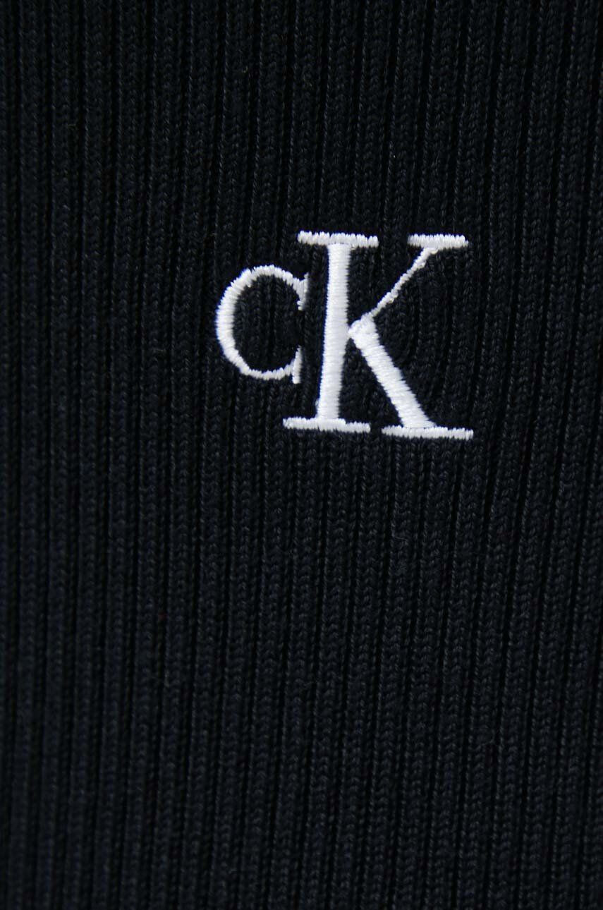 Calvin Klein Jeans Šaty čierna farba mini priliehavá - Pepit.sk