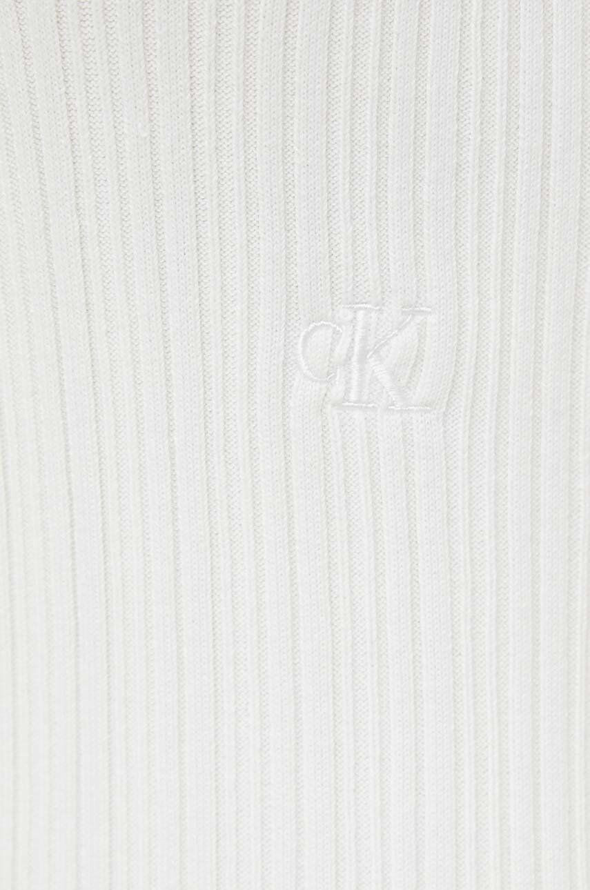 Calvin Klein Jeans Šaty béžová farba mini priliehavá - Pepit.sk