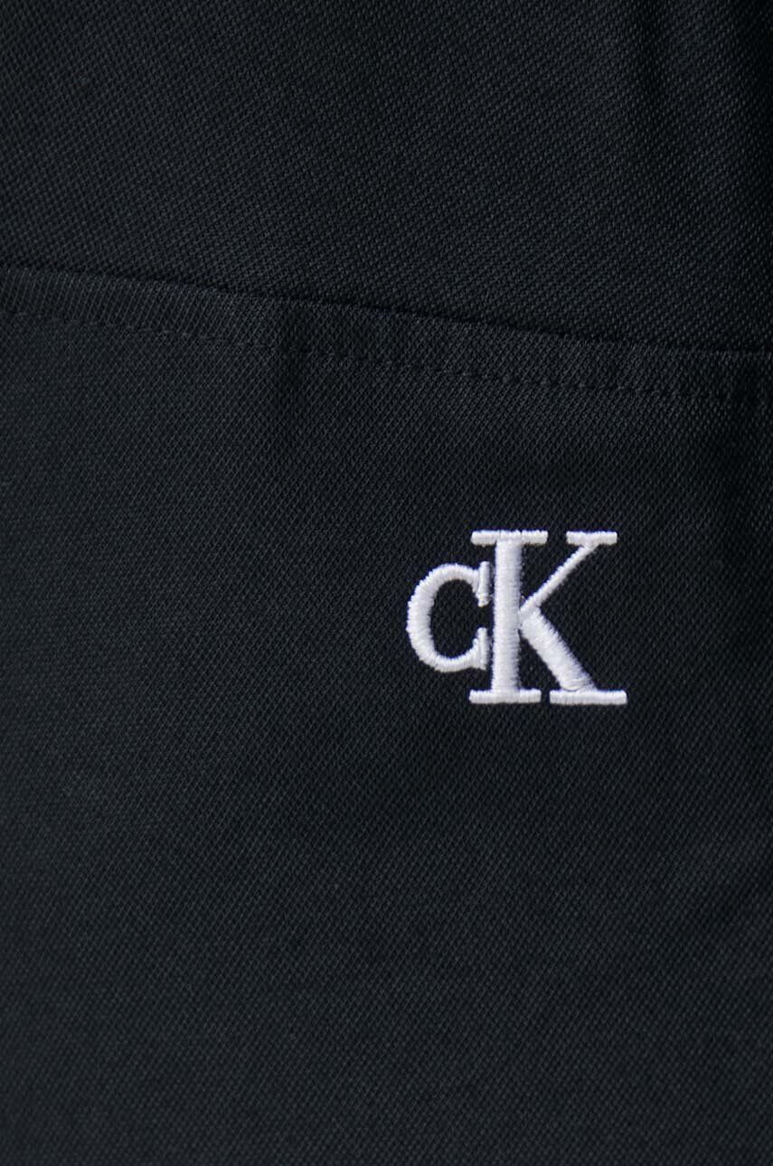 Calvin Klein Jeans Šaty čierna farba mini rovný strih - Pepit.sk