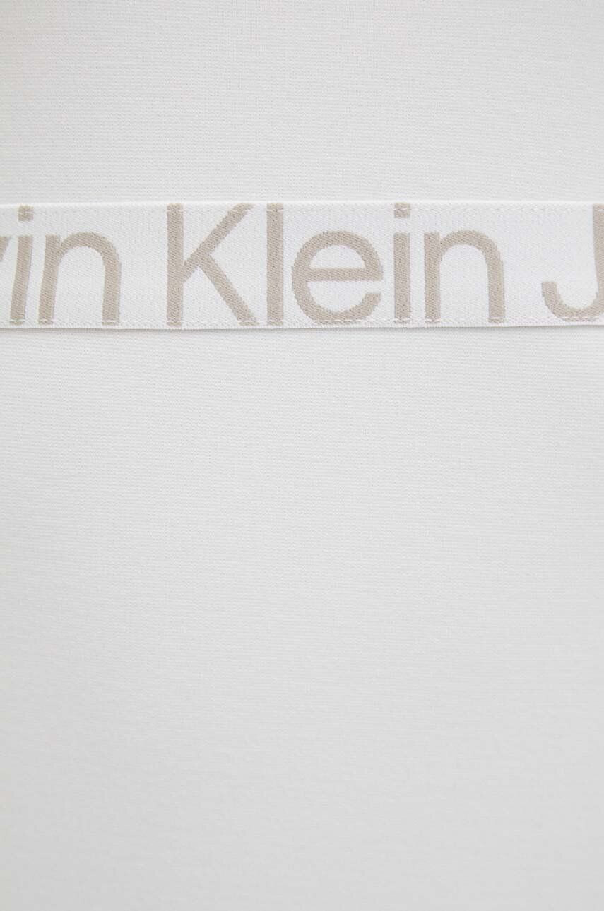 Calvin Klein Jeans Šaty béžová farba mini priliehavá - Pepit.sk