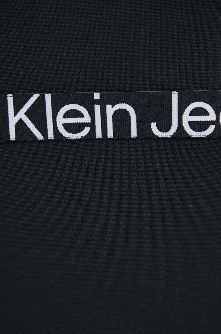 Calvin Klein Jeans Šaty čierna farba mini priliehavá - Pepit.sk