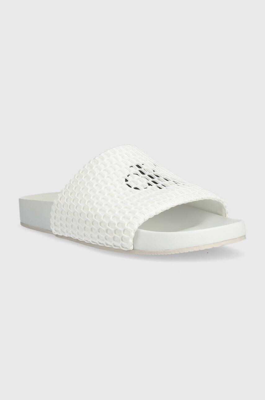 Calvin Klein Jeans Šľapky COMFORT SANDAL OVERSIZED MESH dámske biela farba YW0YW00973 - Pepit.sk