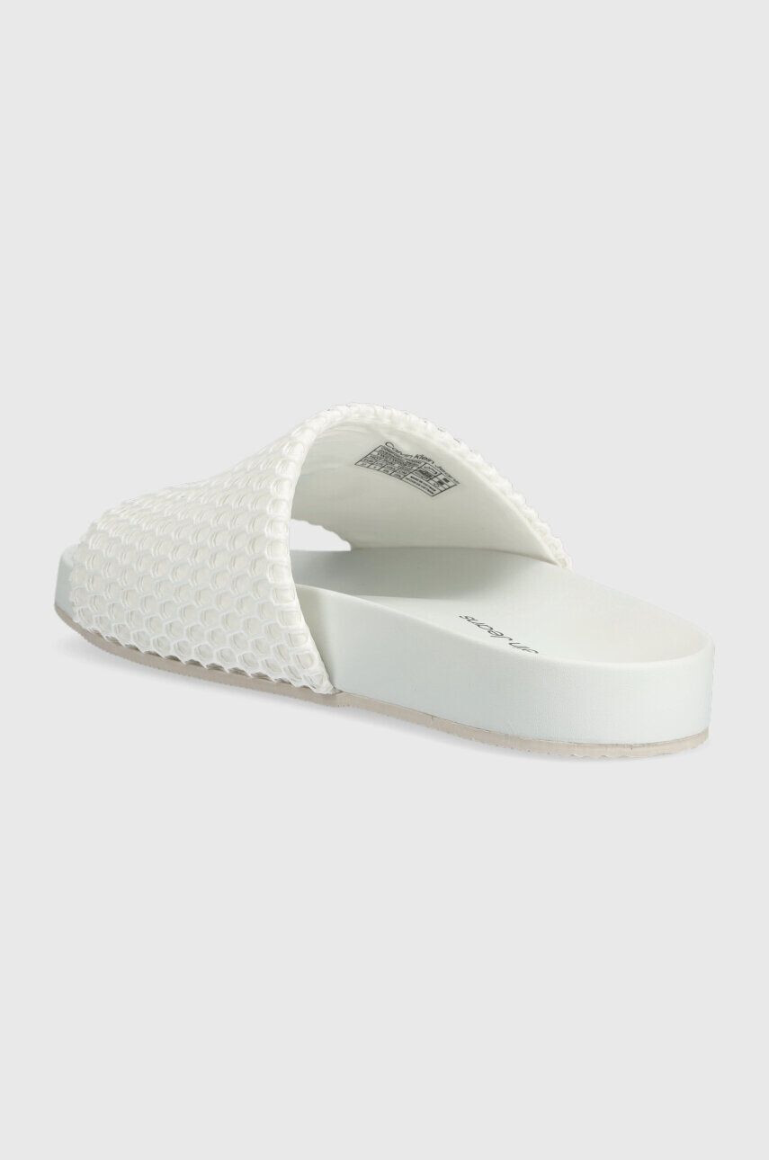 Calvin Klein Jeans Šľapky COMFORT SANDAL OVERSIZED MESH dámske biela farba YW0YW00973 - Pepit.sk