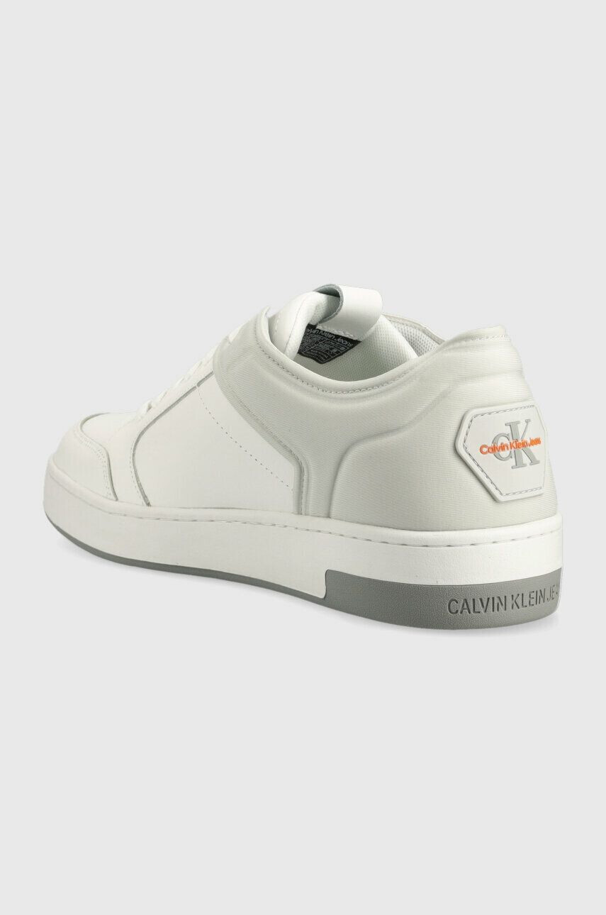 Calvin Klein Jeans Tenisky BASKET CUPSOLE HIGH/LOW FREQ biela farba YM0YM00611 - Pepit.sk