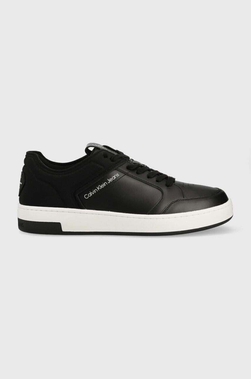 Calvin Klein Jeans Tenisky BASKET CUPSOLE HIGH/LOW FREQ čierna farba YM0YM00611 - Pepit.sk