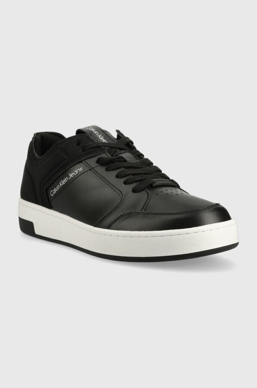 Calvin Klein Jeans Tenisky BASKET CUPSOLE HIGH/LOW FREQ čierna farba YM0YM00611 - Pepit.sk