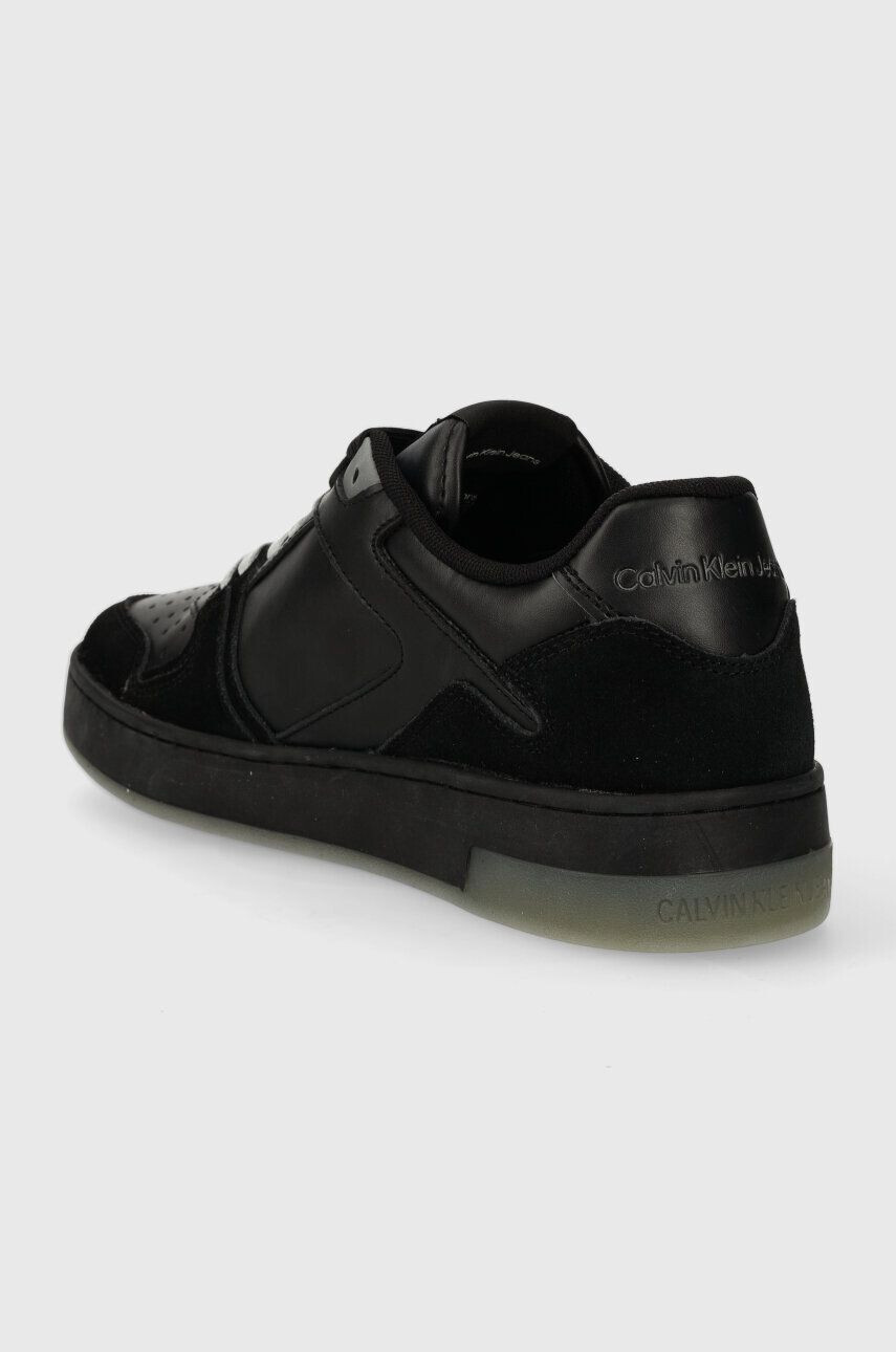 Calvin Klein Jeans Tenisky BASKET CUPSOLE LOW LTH NBS LUM čierna farba YM0YM00869 - Pepit.sk