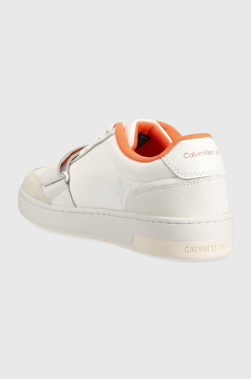 Calvin Klein Jeans Tenisky BASKET CUPSOLE VELCRO SOFTNY biela farba YM0YM00609 - Pepit.sk