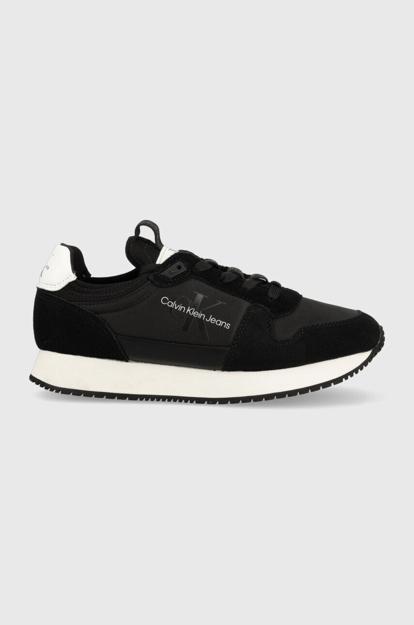 Calvin Klein Jeans Tenisky RETRO RUNNER LACEUP čierna farba YM0YM00742 - Pepit.sk