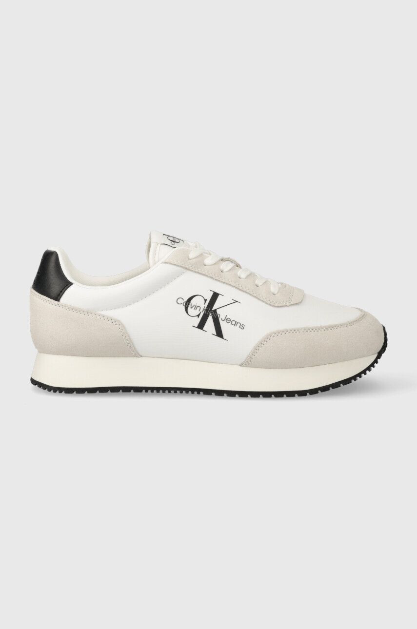 Calvin Klein Jeans Tenisky RETRO RUNNER SU-NY MONO biela farba YM0YM00746 - Pepit.sk