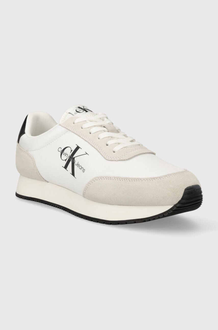 Calvin Klein Jeans Tenisky RETRO RUNNER SU-NY MONO biela farba YM0YM00746 - Pepit.sk